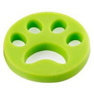 KZKR Anti Poil Machine à Laver Feuille de lessive autocollante pour Cheveux des Animaux Autocollant de vêtements Feuille d'adsorption de Linge Vert Rond Cover