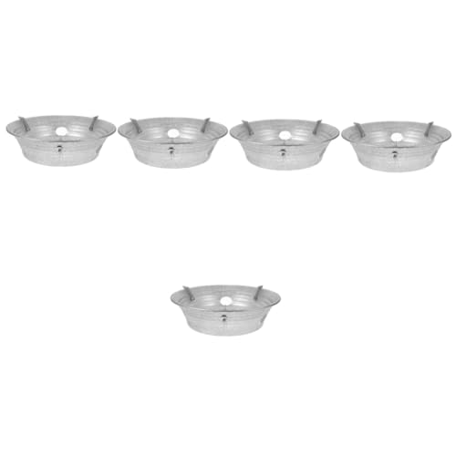 Milisten 5 Piezas Soporte Wok de Gas Antideslizante de Hierro Resistente y Multiusos Cocina