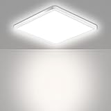 plafones para baño amazon Fácil De Instalar: el plafón de techo led es muy fácil de instalar y por lo general se puede instalar en menos de 10 minutos, para los detalles de la instalación de la lampara de techo led puede referirse a las imágenes para las instrucciones de instalación.