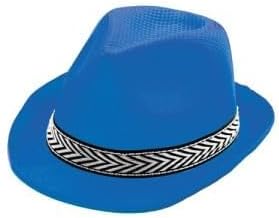 Fedora Hat, Wide Brim Retro Style Hat for Parties Photoshoot Outdoor Activities, Summer Beach Hat, Fedora Fun Party Colourful Headwear Dress Up Costume Headwea