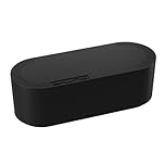 D-Line Cable Tidy Box, Hide & Conceal Extension Blocks, Desk Cable Management Solution, TV Wire Tidy, Made from Electrically Safe ABS Material - 415mm (L) x 165mm (W) 135mm (H) - Large, Black