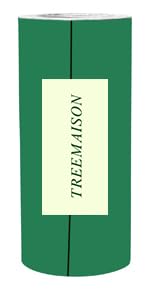 TREEMAISON Vastu Green Color Tape | Size - 4 Inch | Length- 8 Feet (Approx) | Vastu Remedy for Toilet | Main Door Entrance | Tape Remedy | (Pack of 1)