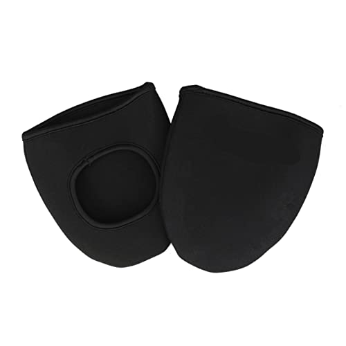 Cubiertas térmicas antiviento para zapatillas de ciclismo POPETPOP, 2 unidades, negras, esenciales para una conducción segura