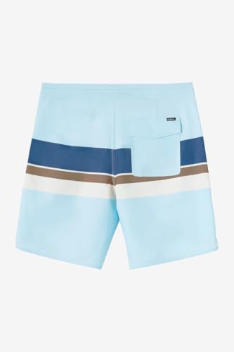 O'NEILL Boys Cruzer Stripe Scallop 16" Boardshort – Quick-Dry, Lightweight, Youth Swimwear2