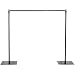BalsaCircle 10 feet x 10 feet Heavy Duty Backdrop Stand Kit with Steel Base - Wedding Background Support System for Photography