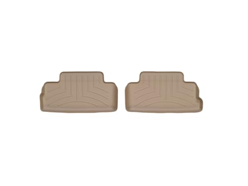 Weathertech Custom Fit FloorLiners for Ford Mustang, Mustang, Mustang - 2nd Row (451392), Tan