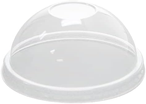 Karat C-KDL106-PET 12oz PET Plastic Food Container Dome Lids (100mm) - 1,000 ct