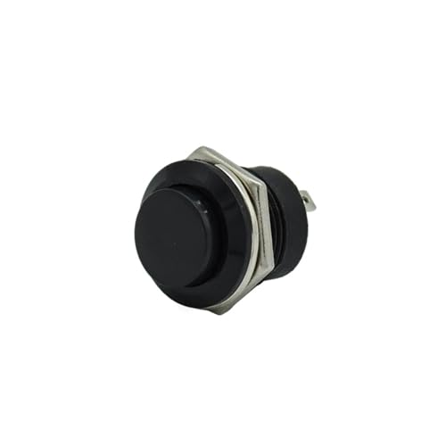 6pcs/lot 16mm Momentary Self Return Push Button Switch6A/125VAC 3A/250VAC Round Switch(Each Color 1pc)