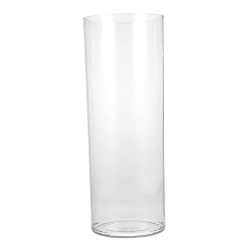 Cabilock Soporte de Paraguas Transparente Cubo Redondo Organizador de Almacenamiento para Entrada para Interiores y Exteriores Capacidad para Múltiples Paraguas de Altura