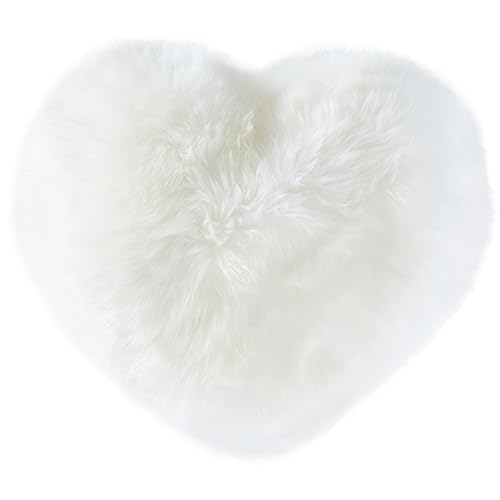 Coussin coeur haut de gamme en peluche Veemoon douce - 2