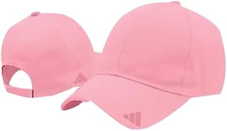 Pink cap with pink logo front and side