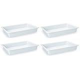 AC - Pack de 4 Bandejas Frigoríficas - Capacidad de 13 L - Fabricado en...
