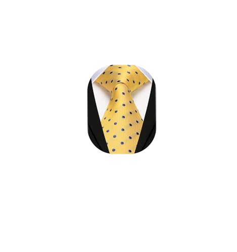 Image of Enlision Ties for Men Solid Color 3.35 inch Formal Business Necktie Classic Satin Mens Wedding Party Ties