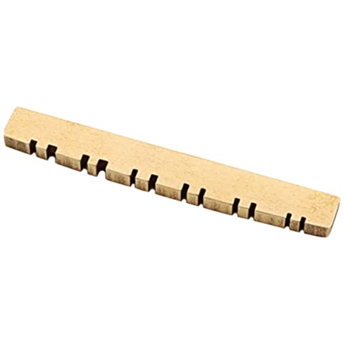COSMEVIVI 12 String Guitar Nut for Classical Mandolin Brass Material Professional Sound Enhancement