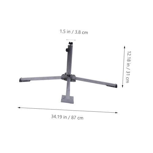 Base de parasol extérieure portable et stable en fer pliable pour vent fort