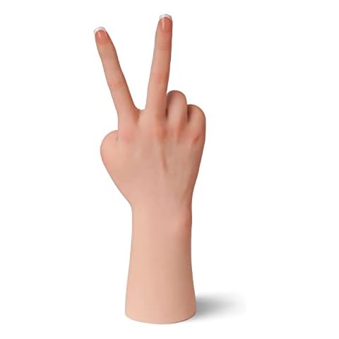 Cyomi Silicone Mannequin Hand Model Flexible Fingers Silicone Hand Model Realistic Soft Manikin Hand Model Female Size for Painting Teaching Arts Drawing Sketching Jewelry Display - Right Hand Cover