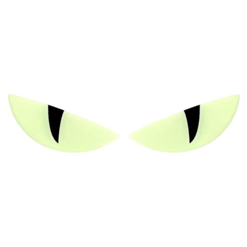 Generisch Autocollants de sécurité yeux de chat, autocollants d'avertissement réfléchissants, autocollants réfléchissants pour moto, design œil du...
