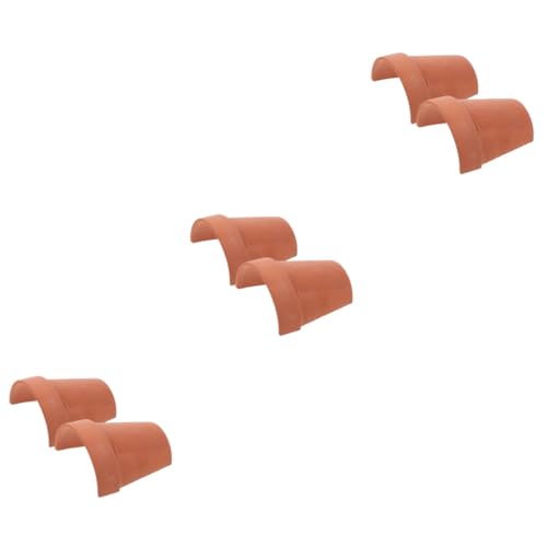 LIOOBO 3sets Reptile Hiding Cave Tortoise Basking Crawling Platform Reptile Box Ornament Turtle Habitat 2pcs*3