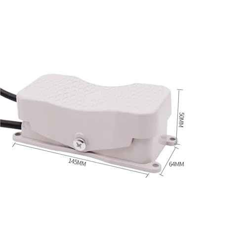 Interruptor de pie con pedal de doble control y marcha atrás para motor de 220V 4