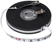 100 ft. Long Tape Measure,1/2" Blade,Black