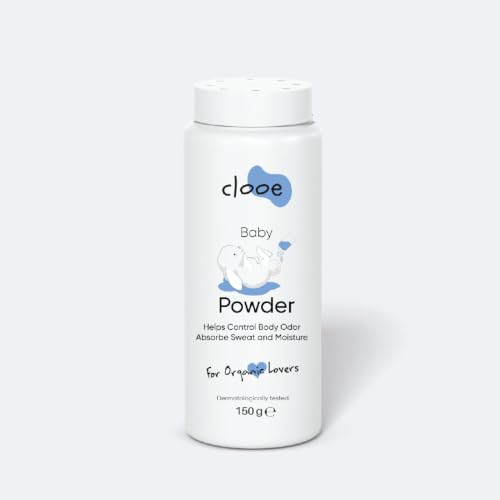 Bebek Pudrası 150 g, Talk İçermez, Organik, Aloe Vera ve Mısır Nişastalı, Hassas Ciltler için