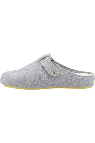 Hush Puppies Women's Good Slipper Buckle, Grey, 4 UK