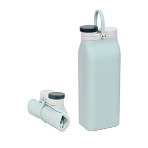 Bai Shi Wu 600ML Opvouwbare Waterfles Soft Silicon Cup Lichtgewicht Outdoor Reizen Kantoor Sportdrank Waterkoker Thee Koffie Keuken Gereedschap (Color : 0.6L Green)