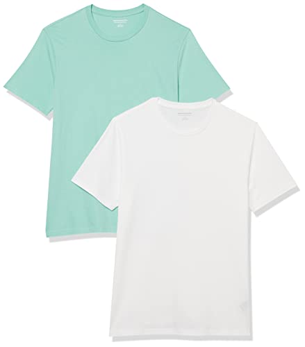 Image of Amazon Essentials Men's Short-Sleeve Crewneck T-Shirt, Pack of 2