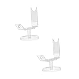OSOLADY 2 Stücke Tattoo Maschine Ständer Multi Funktionale Acryl Display Ständer für Tattoo Pens Stabiler Halter für Schönheitssalons und Zuhause Transparent Langlebig