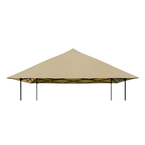 Garden Winds Reinforced RipLock 350 Replacement Canopy Top Cover Compatible with Coleman Light and Fast, Oasis, and Oasis Lite 10' X 10' Tent Models 2000029928, 2157500, 2157495 - Beige