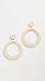Deepa Gurnani Women's Deepa by Deepa Gurnani Roberta Earrings, Ivory, White, Off White, One Size