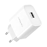 🔋Especificaciones: Este cargador usb 2.4A es liviano adaptable para todos los dispositivos alimentados por USB 5V, incluidos los dispositivos Android y Apple, una corriente de hasta 2.4A que se comparte con su salida USB.