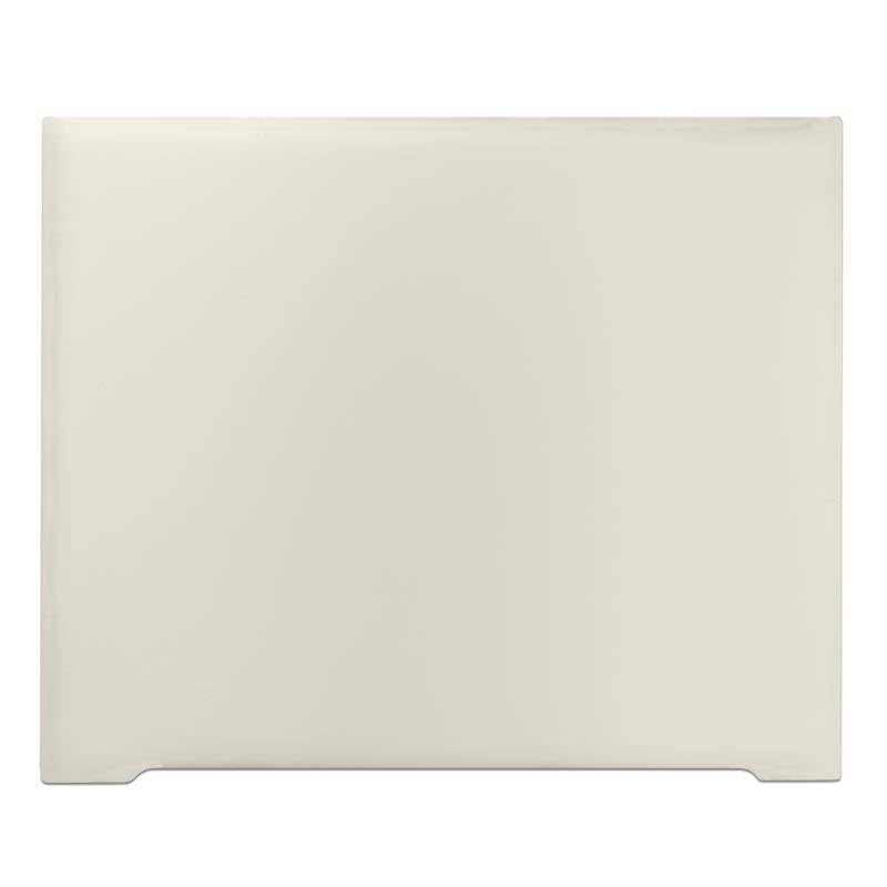 Ventadecolchones - Cabecero de Cama Tapizado Acolchado Modelo Lisse Largo en Polipiel Blanco Roto y Medida 166 x 125 cm para Cama de 150 ó 160 cm