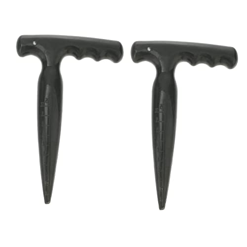 OFFSCH Ergonomic Cranked Handle Small Size Light Weight Hole Punch Gardening Tools for Transplanting Random Color