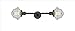 Innovations 208L-OB-G534 2 Vertical Bath Vanity Light, Oil Rubbed Bronze