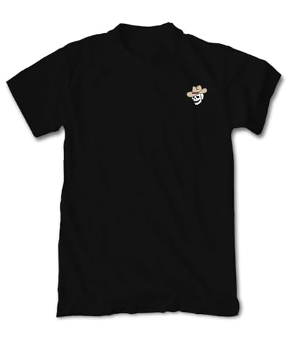 Riot Society - Skull Cowboy Embroidered Short Sleeve Mens T-Shirt - Black XX-Large