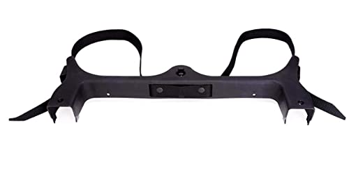 Golf Cart Bag Strap Rack Assembly| Rear Seat Bag Attachment Holder Bracket-Black for 2004 and Up Club Car Precedent Gas & Electric Golf Carts Replacement#102504001