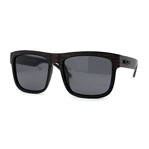 Image of SA106 Premium Kush Polarized Woodgrain Horn Rim Sunglasses