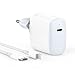Produktbild Ladekabel iPhone Schnellladekabel, 20W USB C Ladegerät mit iPhone Ladekabel Original, iPhone Ladegerät Adapter for iPhone 14/12/13/11/Pro/Max/SE/XR/XS/X/8 iPad