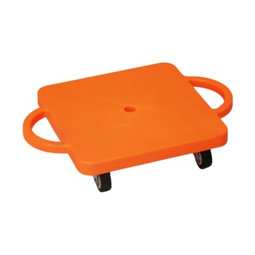 KQFCAZRE Patinete de Suelo con Manillar para Niños, Patinete Sentado para Actividades Al Aire Libre, Naranja