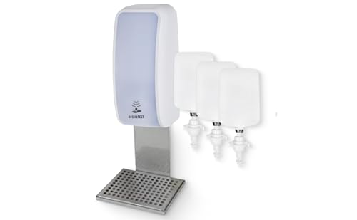 Blanc Hygienic Sensor Cosmos Desinfektionsspender Mit Auffangschale Haendedesinfektion 2 X 1 L Weiss Blanc Hygienic
