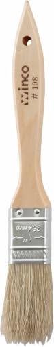 Image of Winco Heavy-Duty Boar Bristle Pastry Brush, 1 inch (Pack of 12)