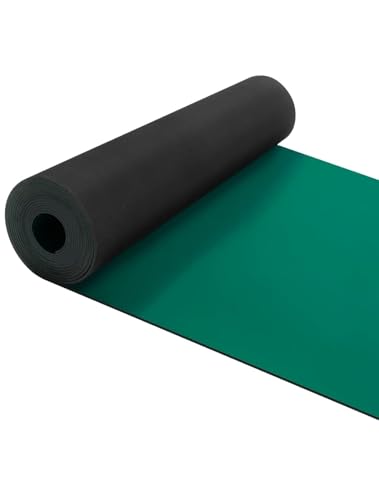 Image of ESD Anti-Static Soldering Rubber Mat Roll, 23.7 inch x 118 inchHigh Temperature Resistant Grounding Workbench Mat for Electronics Repair, Circuit Board, Phone, PC, Tablet