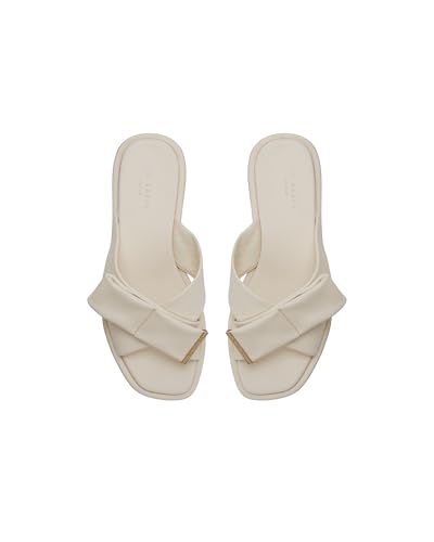 Image of Ted Baker Women's Spencer Leather Cross-Strap Bow Slide