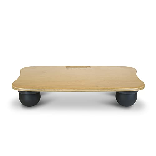 LifeSpan Fitness Aero standing balance board for standing desks, Anti-Fatigue, Health and Comfort 23x16x4.5 inch, Light Birch Wood