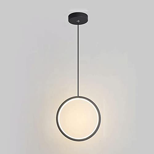 Lampe suspendue rond en acrylique 10W luminaire tête lit moderne