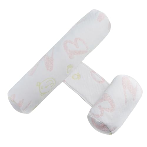 Latemeia Oreiller compensé et Anti-roulis pour bébé, positionneur de Sommeil réglable pour Berceau, Poussette, Housse Respirante en Soie de Lait, Lavable en Machine, Style 2, DéCors IntéRieurs