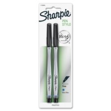 Sharpie Pen - Fine Point - Fine Pen Point Type - Blue Ink - 2 Pack