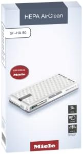 Miele 9616280 HEPA AirClean filter with TimeStrip, Filter for Miele Vacuum Cleaners, Trap Dust and Allergens