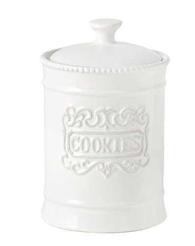 TAWCHES Large Ceramic Cookie Jar With Lid Cookies Canister Vintage Cookie Jar Cookie Jars For Kitchen Counter Decorative